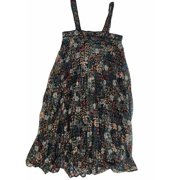 Jody T of California Dress Women’s 8 JT Dress Co Vintage Floral Pleated A-Line - Picture 1 of 8